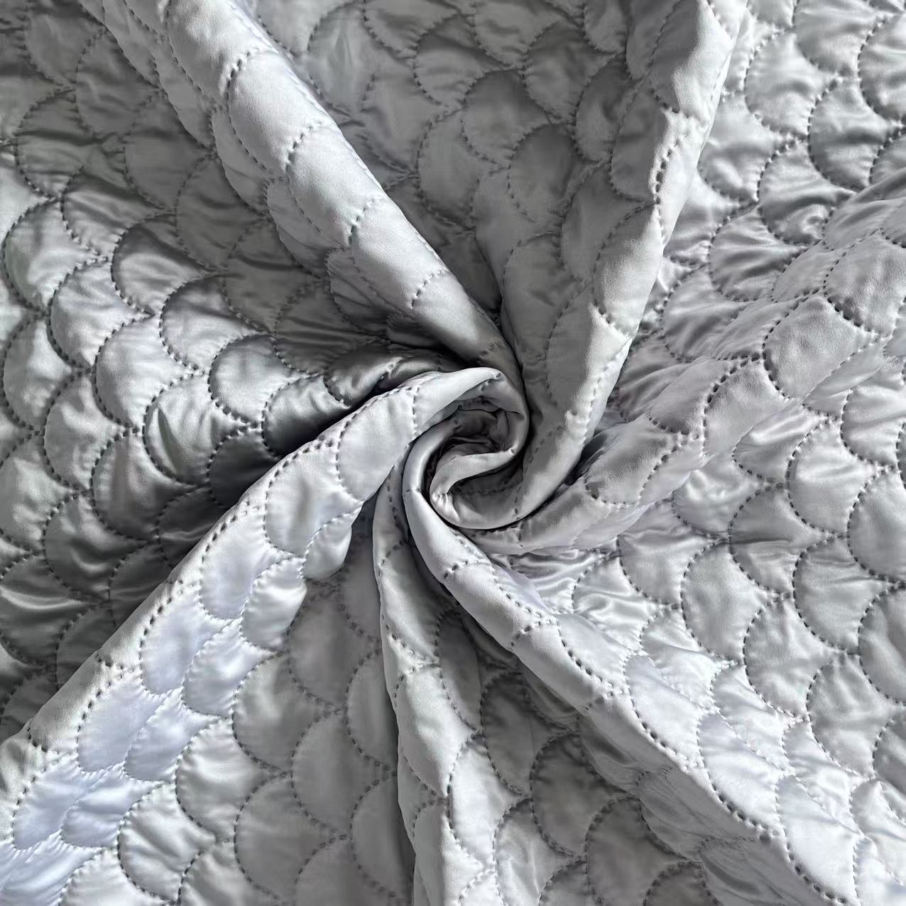 Fabrik Ultrasonik Matte Satin Microfiber Fabrik