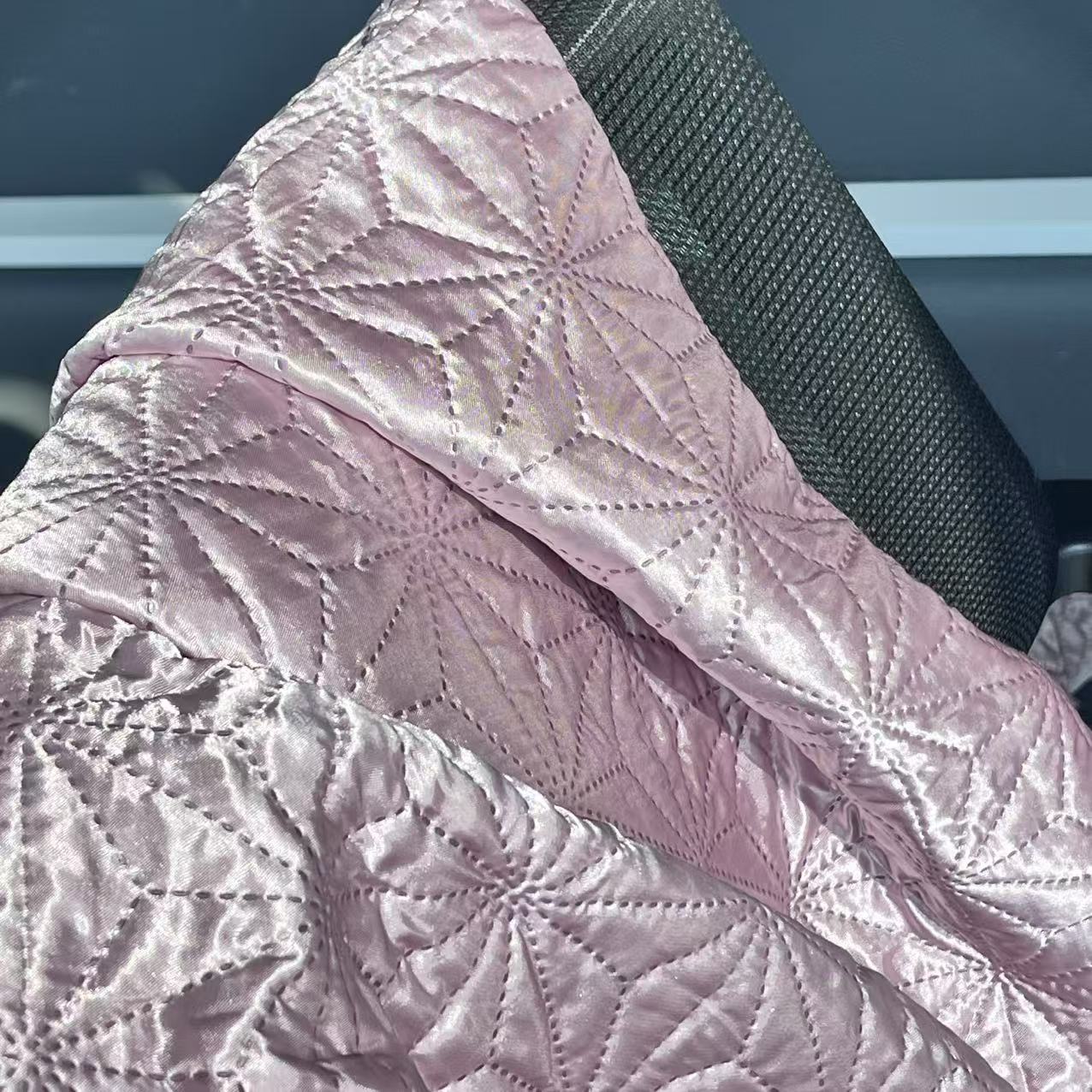 Fabrik Ultrasonik Kain Mikrofiber Satin Berkilat